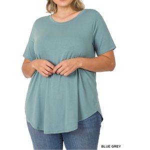 Round Hem Top - Curvy/Plus